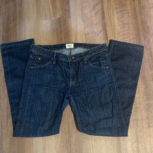 Hudson Jeans Dark Indigo Straight Leg Carly Jeans Size 27